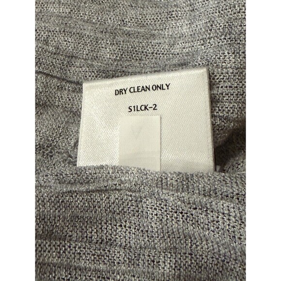 Eileen Fisher Lightweight Pleated Open Front Cardigan Women’s Size XL Gray - Picture 7 of 11